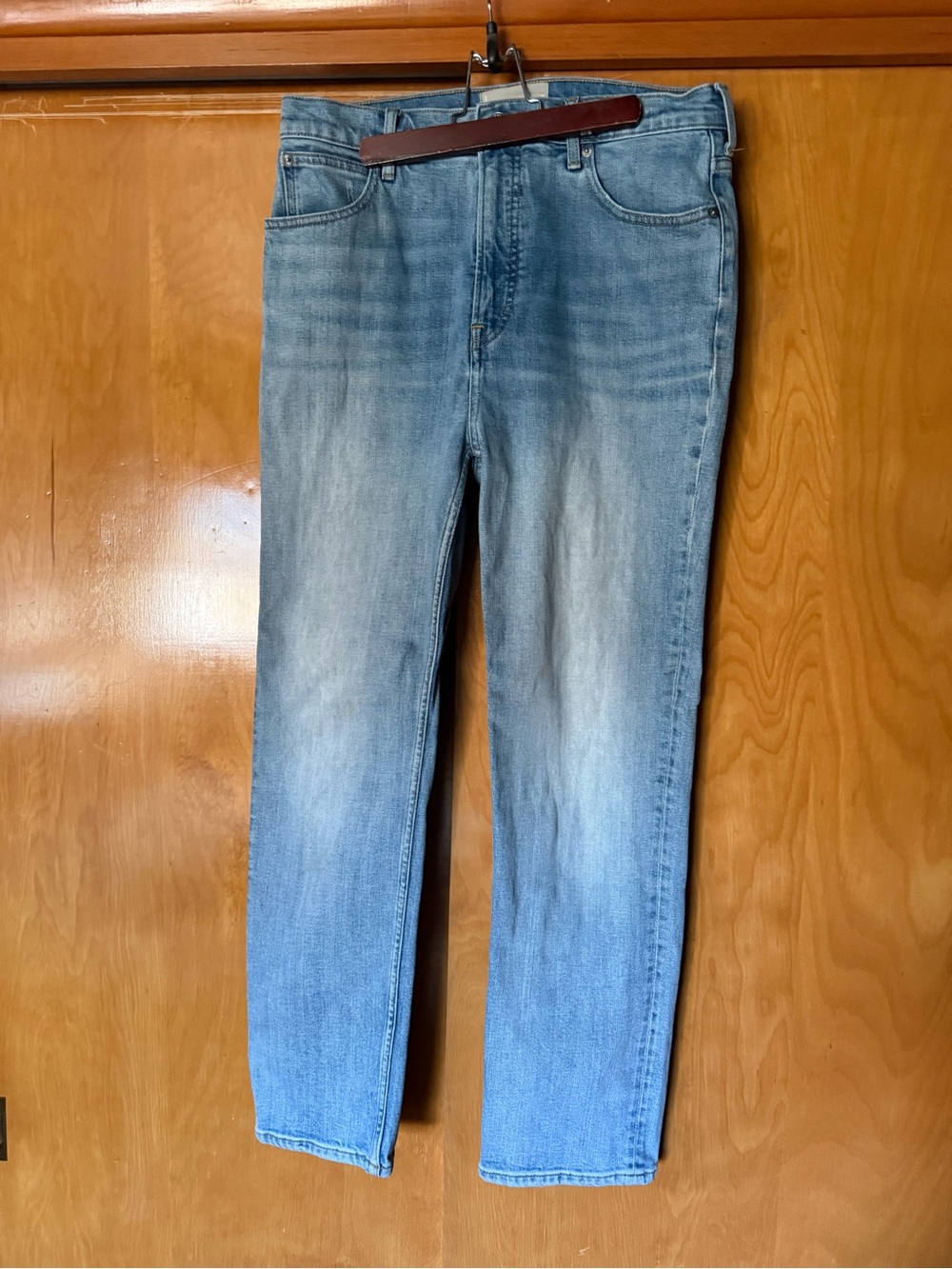 Everlane Light Blue Women’s Way High Slim Straight Jeans